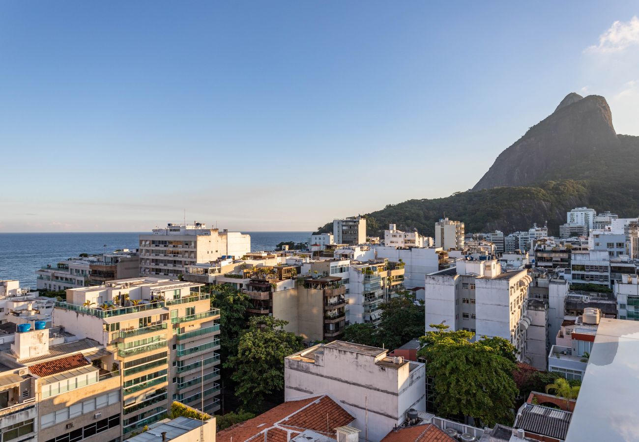 Appartamento a Rio de Janeiro - Belo no Leblon |Vista p/ Morro 2 irmãos| GUC6 ZN1