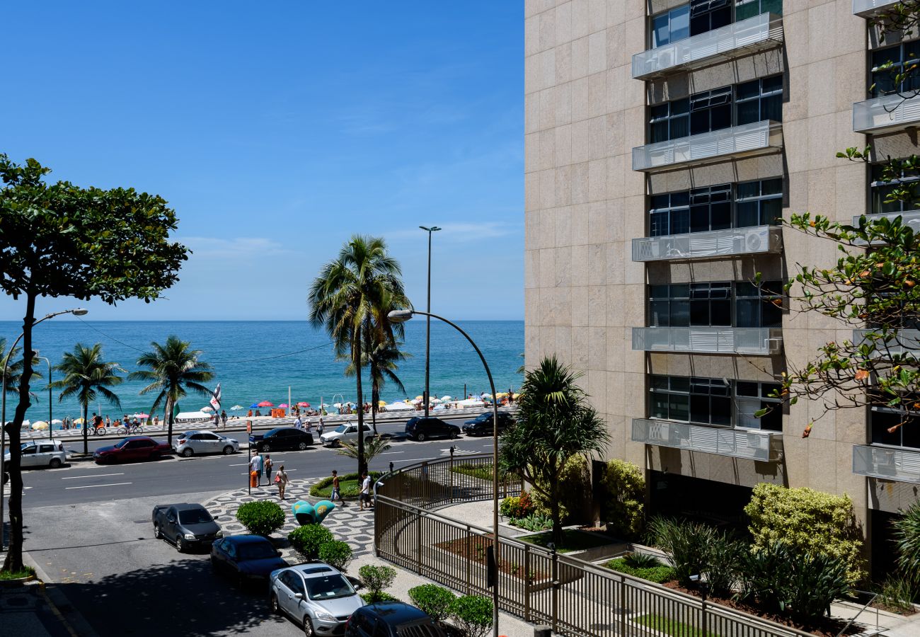 Appartamento a Rio de Janeiro - Vista para o mar, 1 minuto da praia do Leblon | GU301