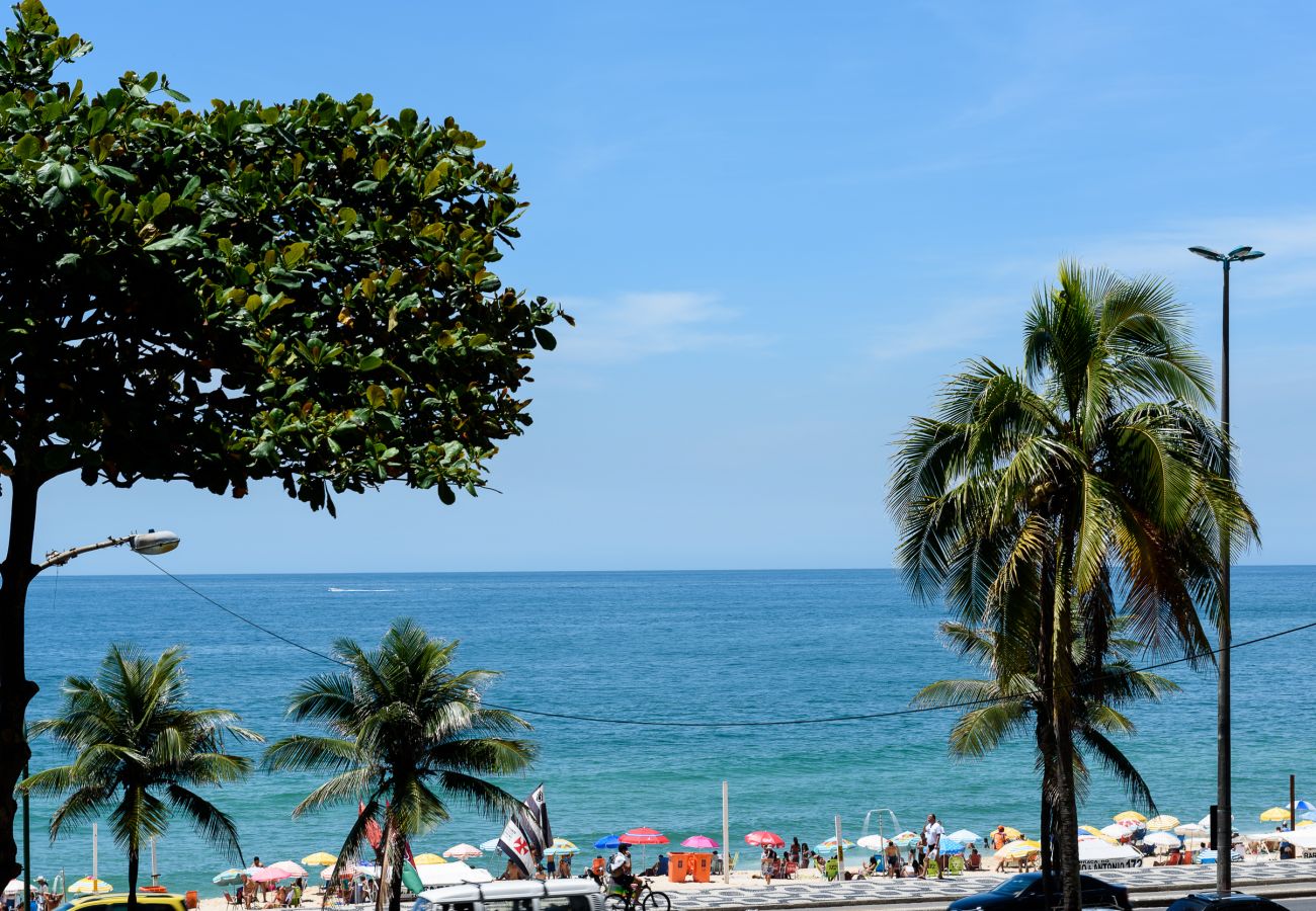 Appartamento a Rio de Janeiro - Vista para o mar, 1 minuto da praia do Leblon | GU301