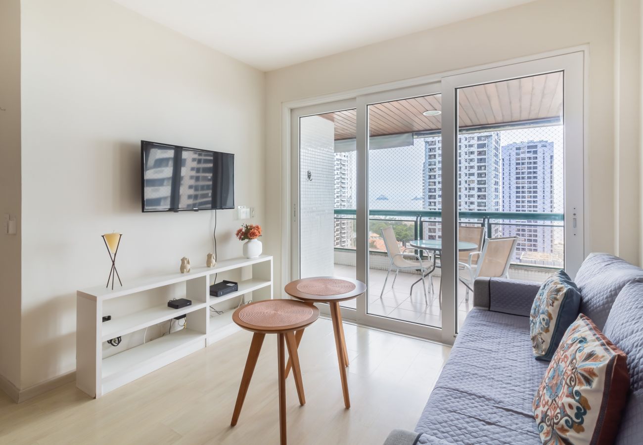 Appartamento a Rio de Janeiro - Atraente na Barra da Tijuca com vista | AS1602