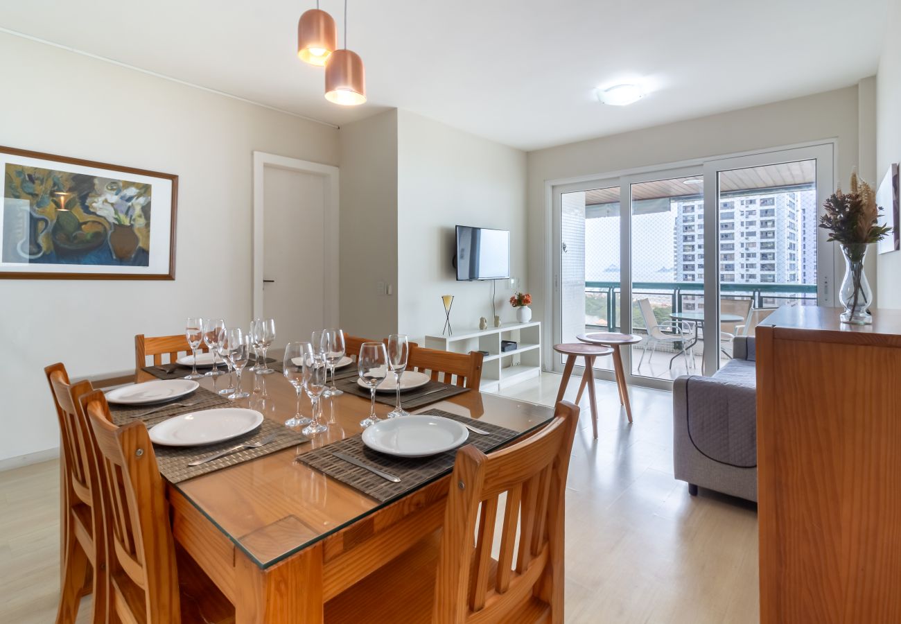 Appartamento a Rio de Janeiro - Atraente na Barra da Tijuca com vista | AS1602