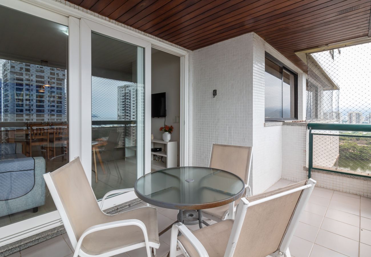 Appartamento a Rio de Janeiro - Atraente na Barra da Tijuca com vista | AS1602
