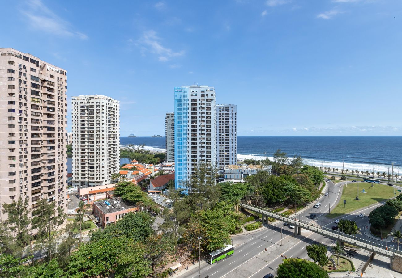 Appartamento a Rio de Janeiro - Atraente na Barra da Tijuca com vista | AS1602