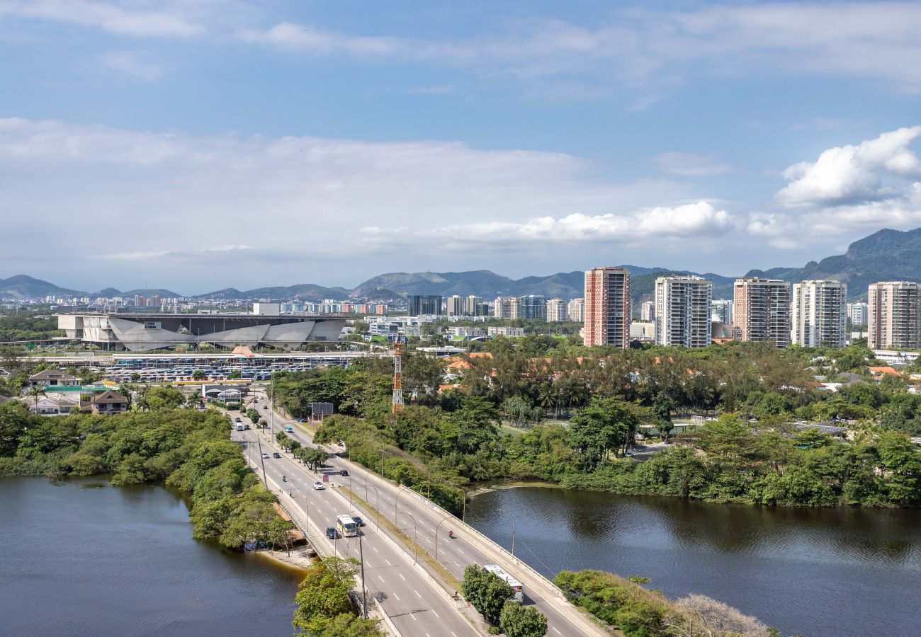 Appartamento a Rio de Janeiro - Atraente na Barra da Tijuca com vista | AS1602
