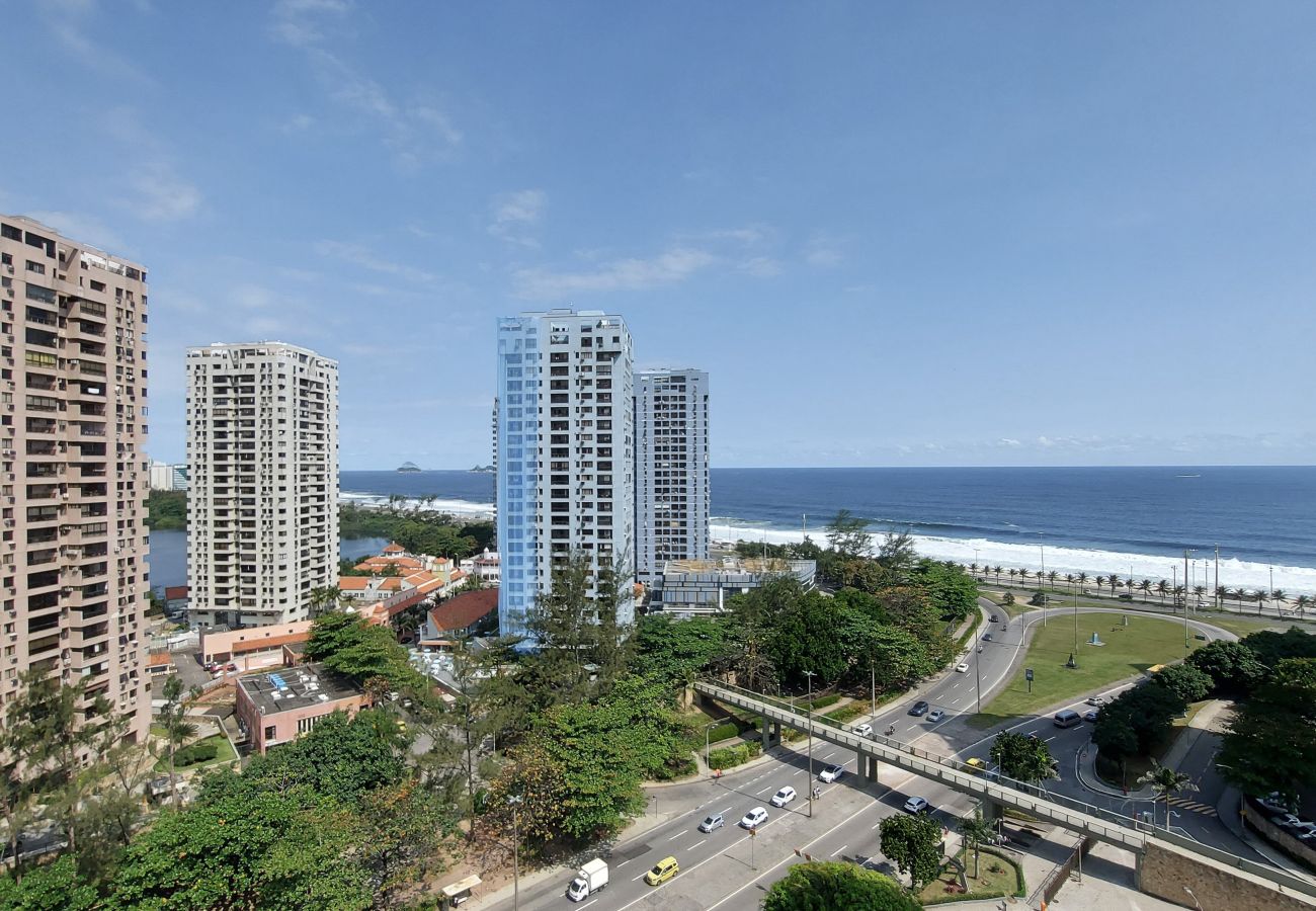 Appartamento a Rio de Janeiro - Atraente na Barra da Tijuca com vista | AS1602
