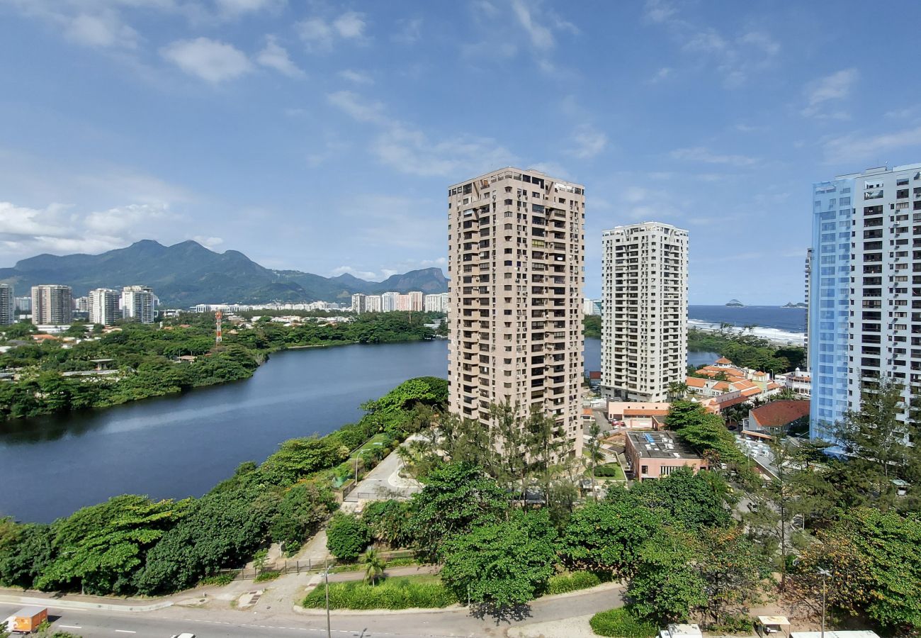 Appartamento a Rio de Janeiro - Atraente na Barra da Tijuca com vista | AS1602