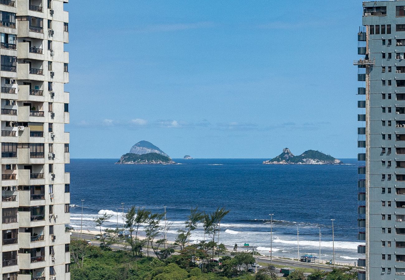 Appartamento a Rio de Janeiro - Atraente na Barra da Tijuca com vista | AS1602