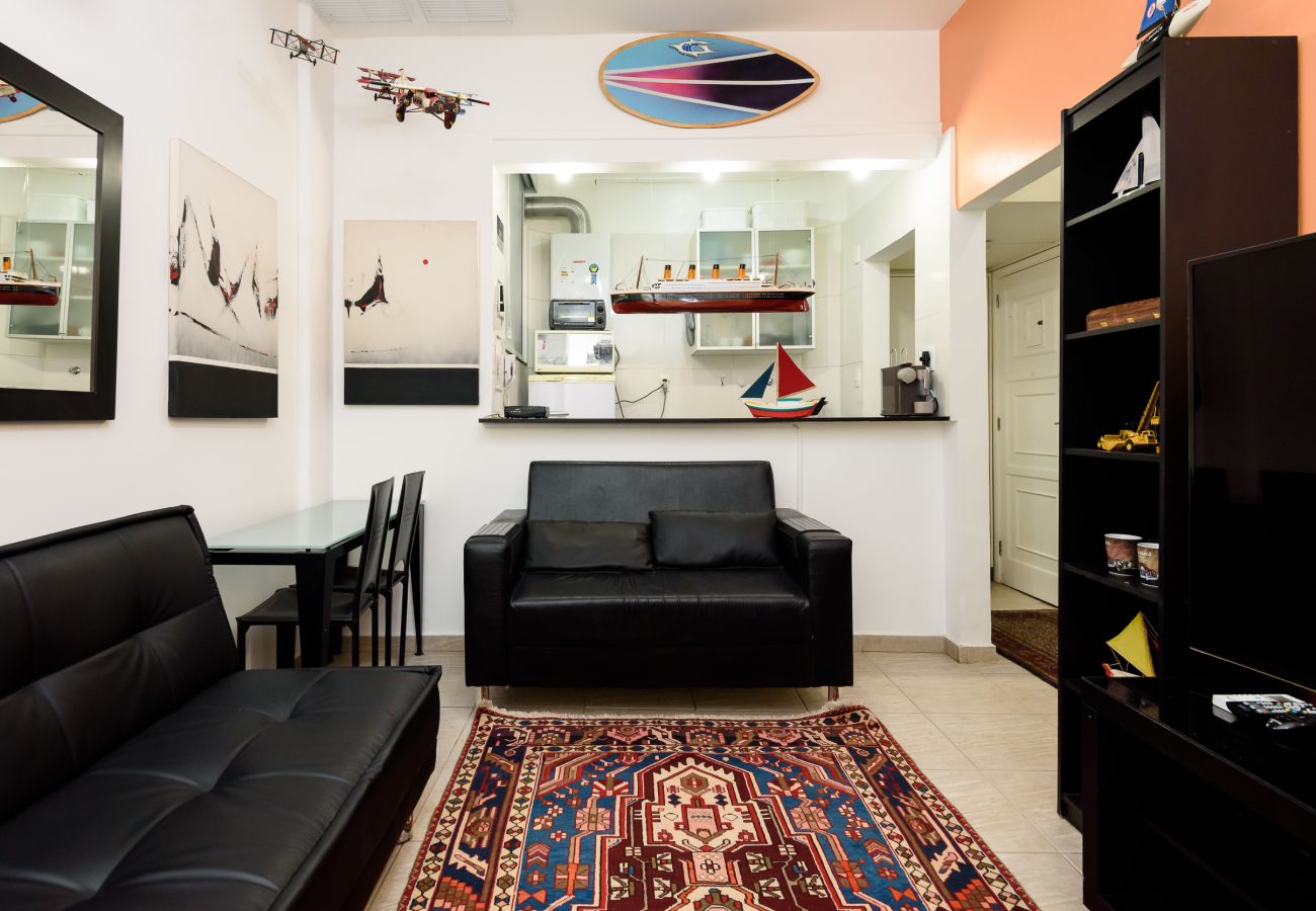 Appartamento a Rio de Janeiro - Boa localização em Ipanema |50m da praia| JN505 Z2