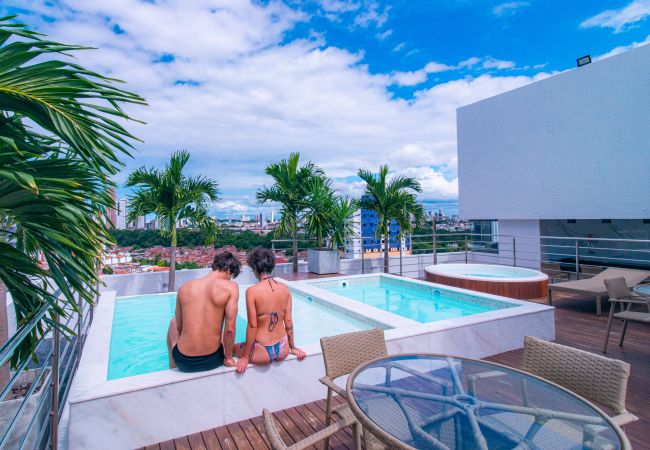  a João Pessoa - GOLDFLAT MANAÍRA | Apart-Hotel Duas Camas Solteiro