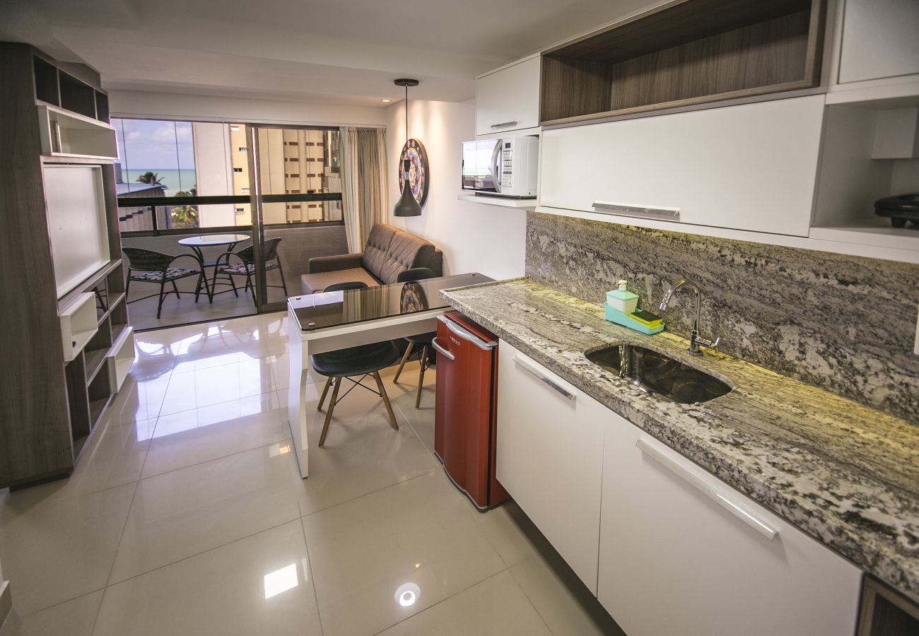Studio a João Pessoa - GOLDFLAT | Cabo Branco, Cobertura, Praia, Wifi.
