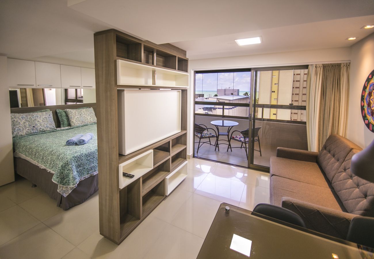 Studio a João Pessoa - GOLDFLAT | Cabo Branco, Cobertura, Praia, Wifi.