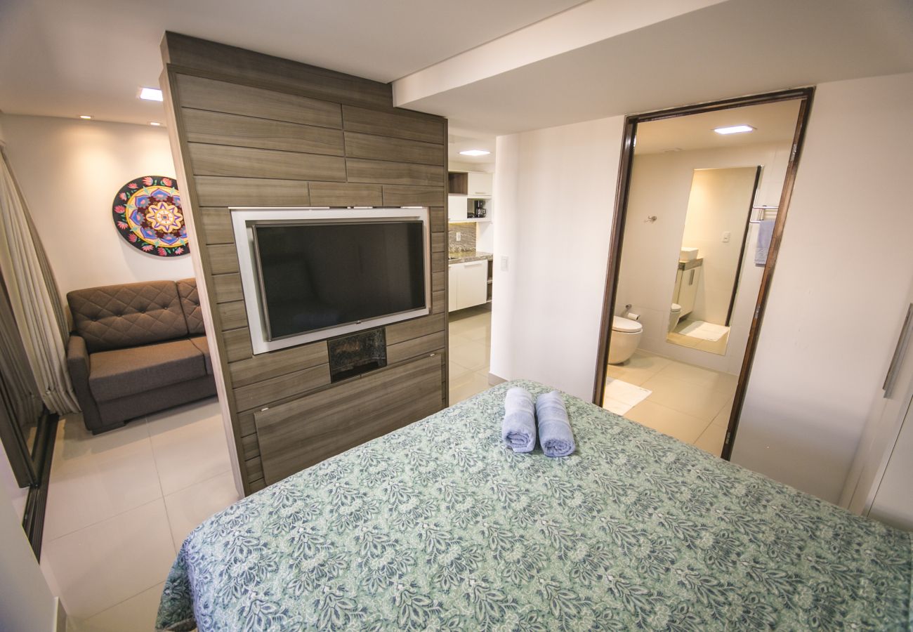Studio a João Pessoa - GOLDFLAT | Cabo Branco, Cobertura, Praia, Wifi.