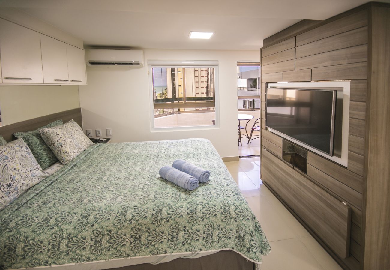 Studio a João Pessoa - GOLDFLAT | Cabo Branco, Cobertura, Praia, Wifi.