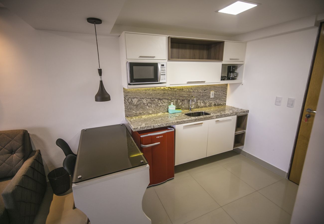 Studio a João Pessoa - GOLDFLAT | Cabo Branco, Cobertura, Praia, Wifi.