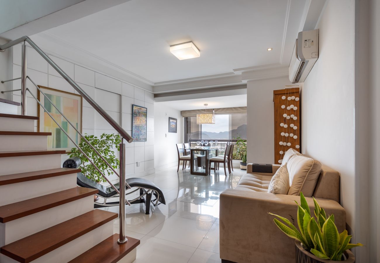 Appartamento a Rio de Janeiro - Cobertura na Barra da Tijuca p/ 6 pessoas | LC2207