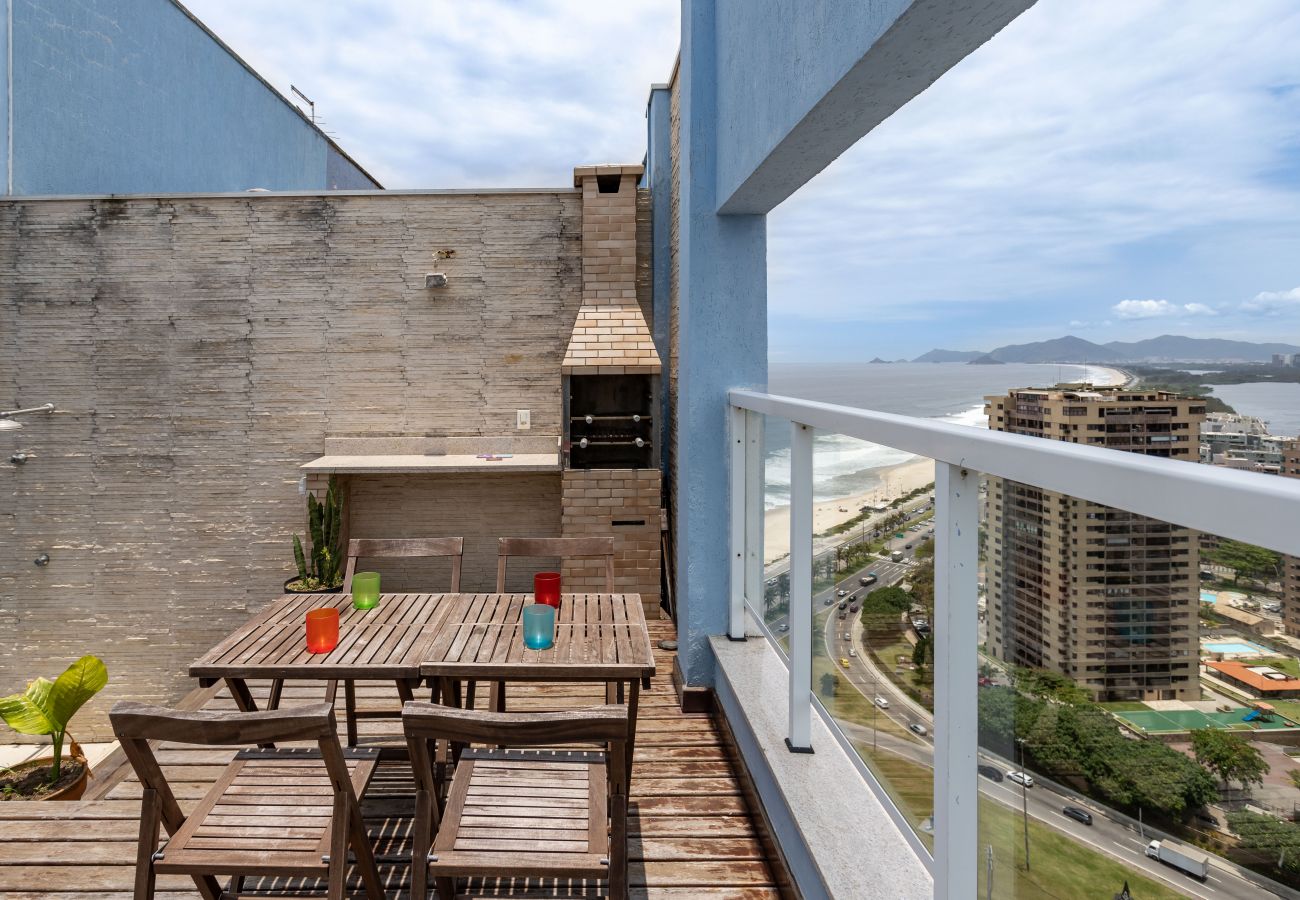 Appartamento a Rio de Janeiro - Cobertura na Barra da Tijuca p/ 6 pessoas | LC2207