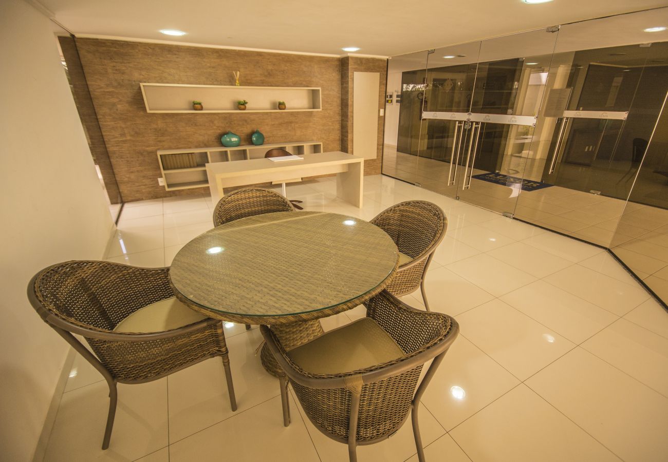 Appartamento a João Pessoa - Luxor Cabo Branco|Vista Mar,Beira-Mar,Praia,Wi-Fi
