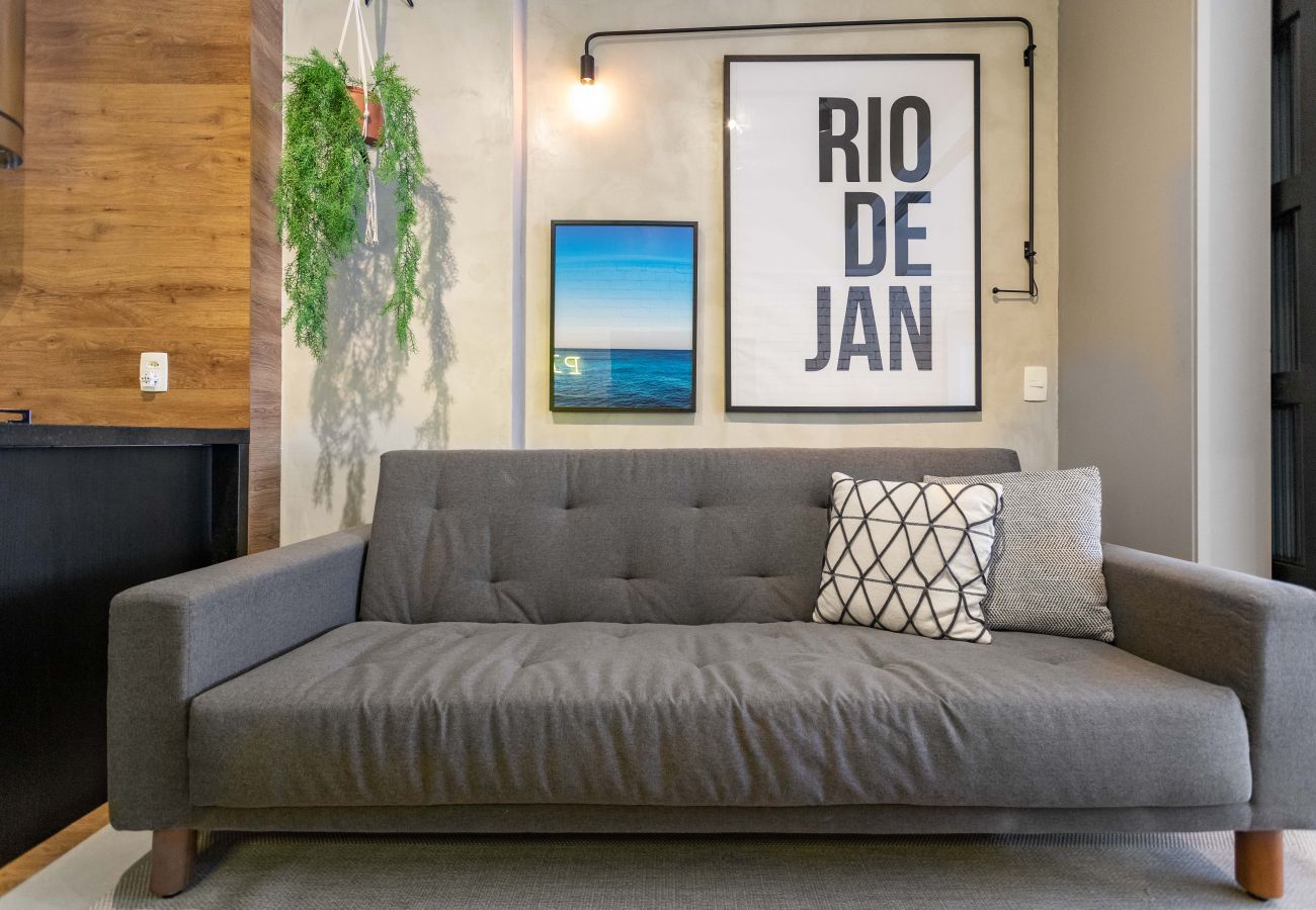 Studio a Rio de Janeiro - 3 minutos da praia de Copacabana | DF115
