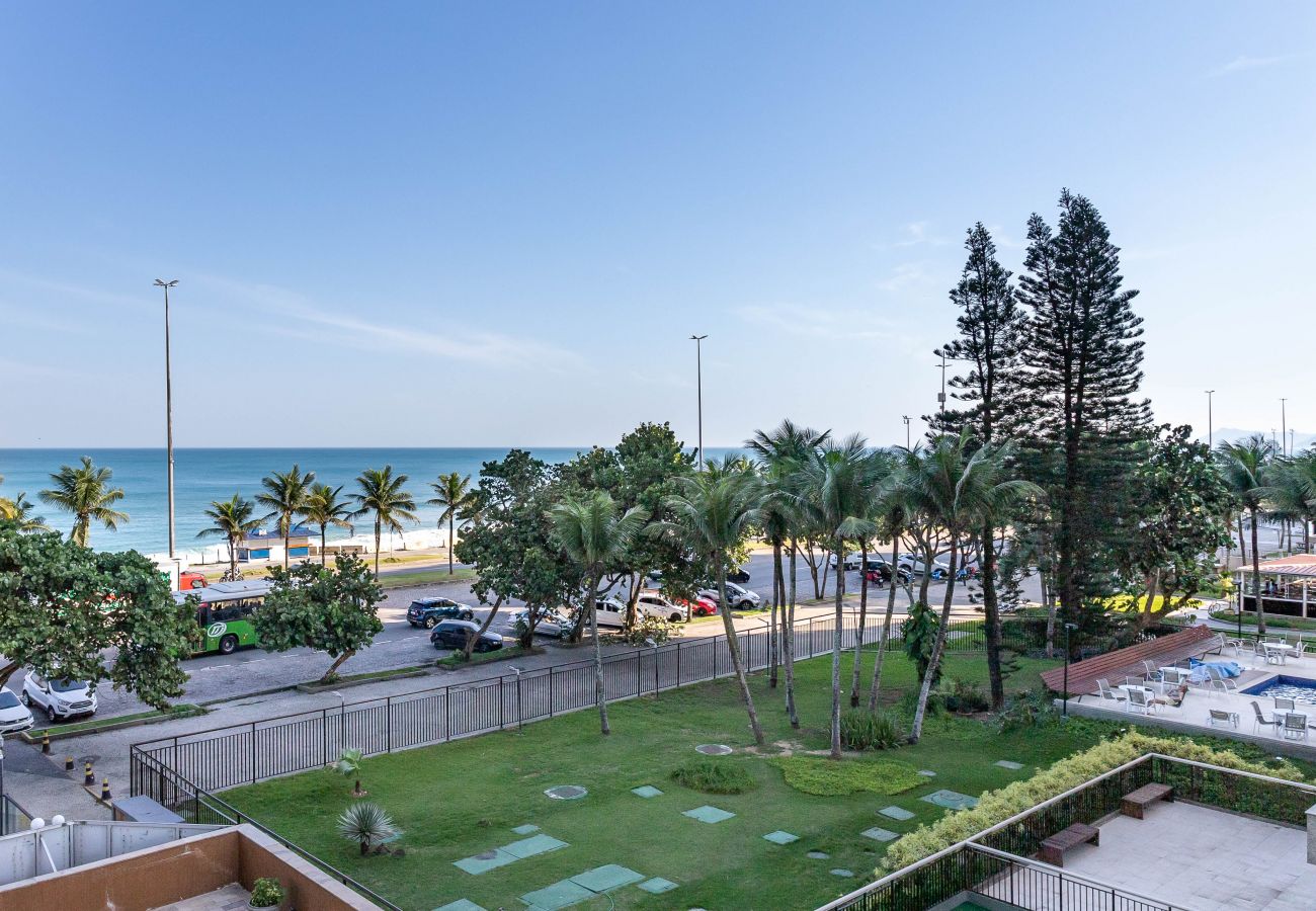 Appartamento a Rio de Janeiro - Fineza na Barra da Tijuca | Vista p/ praia | LC201