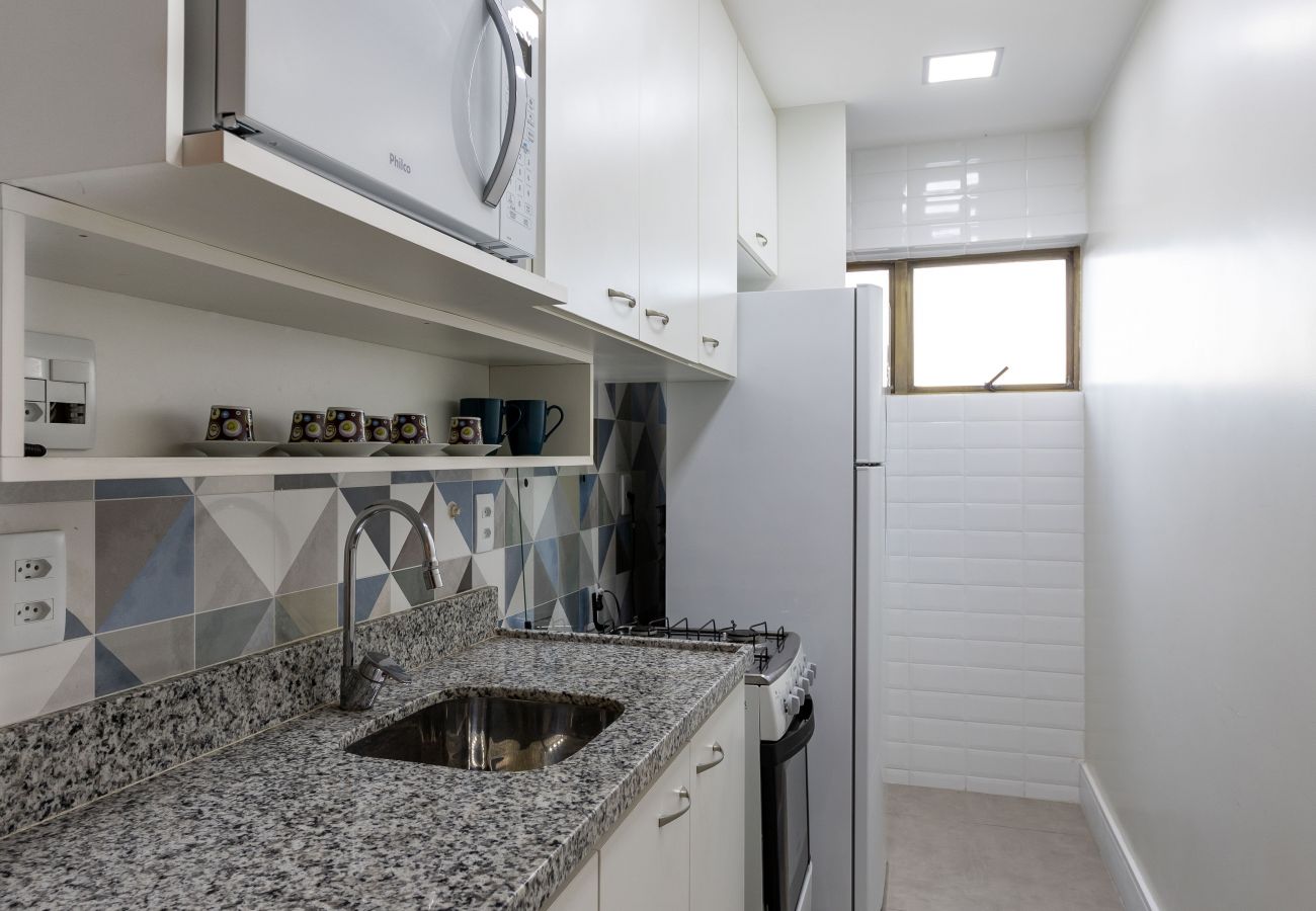 Appartamento a Rio de Janeiro - Fineza na Barra da Tijuca | Vista p/ praia | LC201