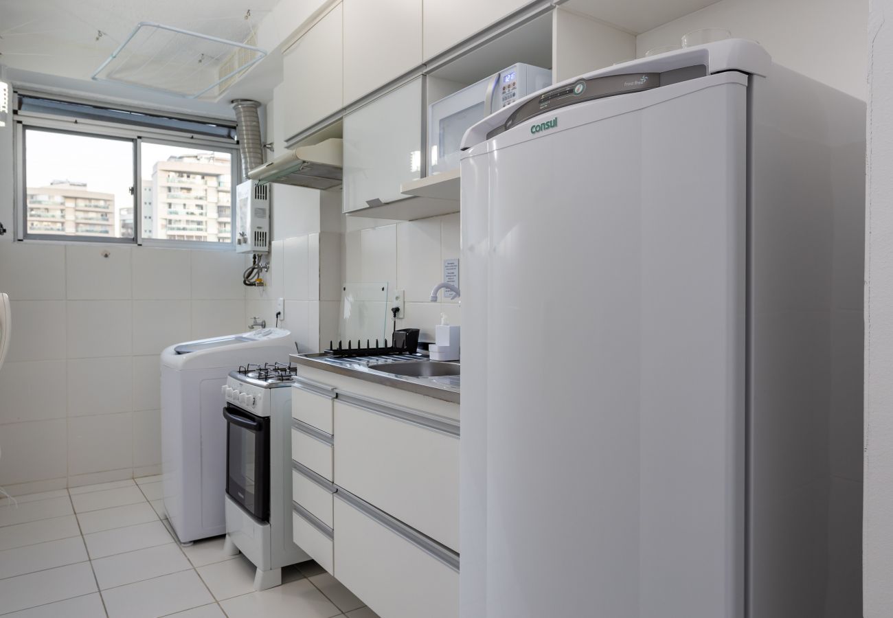 Appartamento a Rio de Janeiro - Charme na Barra da Tijuca | Ótimo wifi | SA508