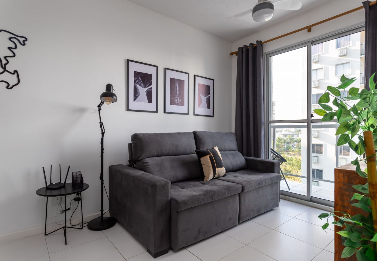 Appartamento a Rio de Janeiro - Charme na Barra da Tijuca | Ótimo wifi | SA508