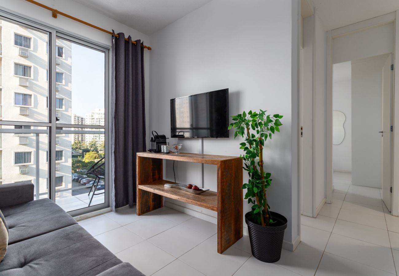 Appartamento a Rio de Janeiro - Charme na Barra da Tijuca | Ótimo wifi | SA508
