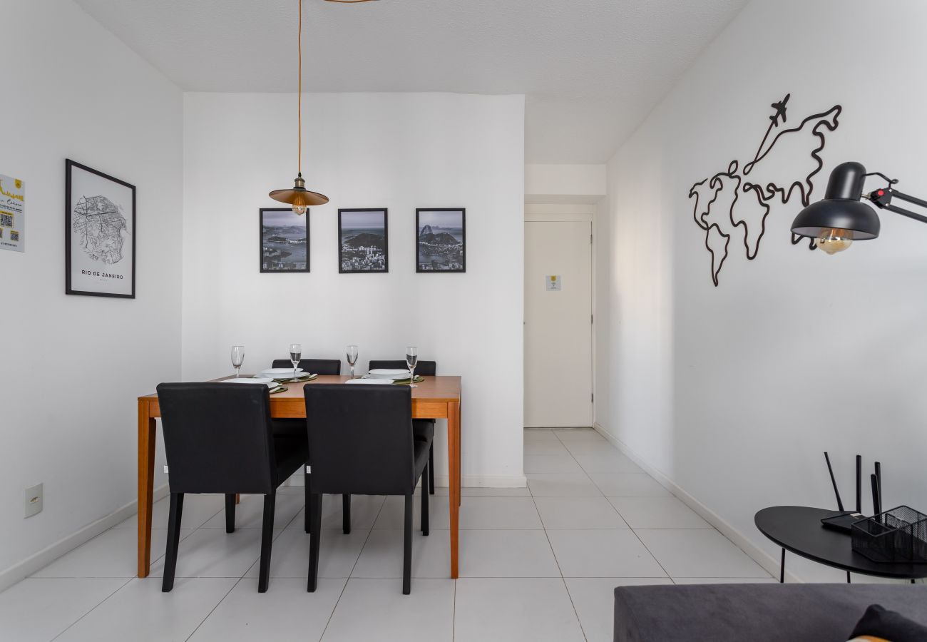 Appartamento a Rio de Janeiro - Charme na Barra da Tijuca | Ótimo wifi | SA508