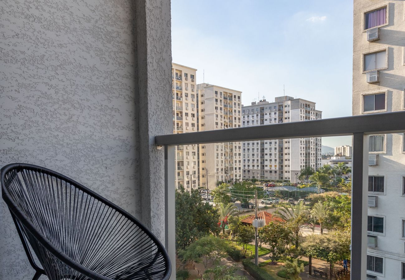 Appartamento a Rio de Janeiro - Charme na Barra da Tijuca | Ótimo wifi | SA508
