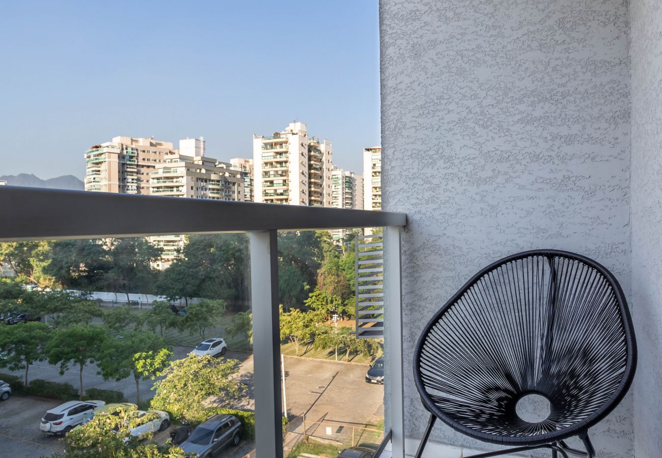 Appartamento a Rio de Janeiro - Charme na Barra da Tijuca | Ótimo wifi | SA508