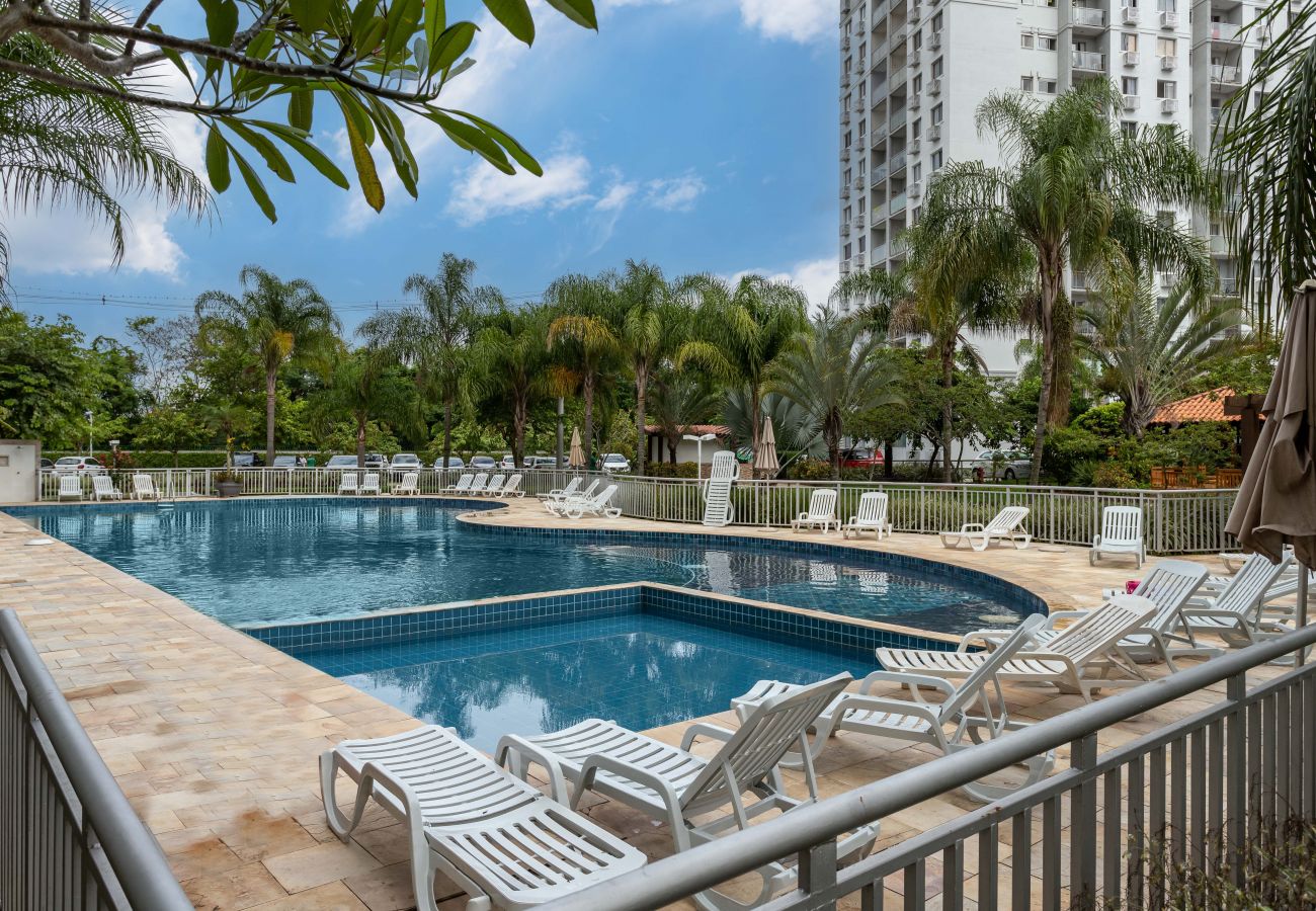 Appartamento a Rio de Janeiro - Charme na Barra da Tijuca | Ótimo wifi | SA508