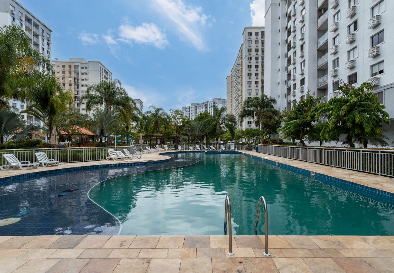 Appartamento a Rio de Janeiro - Charme na Barra da Tijuca | Ótimo wifi | SA508