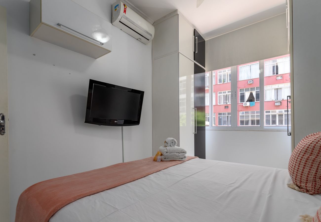 Appartamento a Rio de Janeiro - Perfeito em Copacabana |Quarto confortável| BR401 
