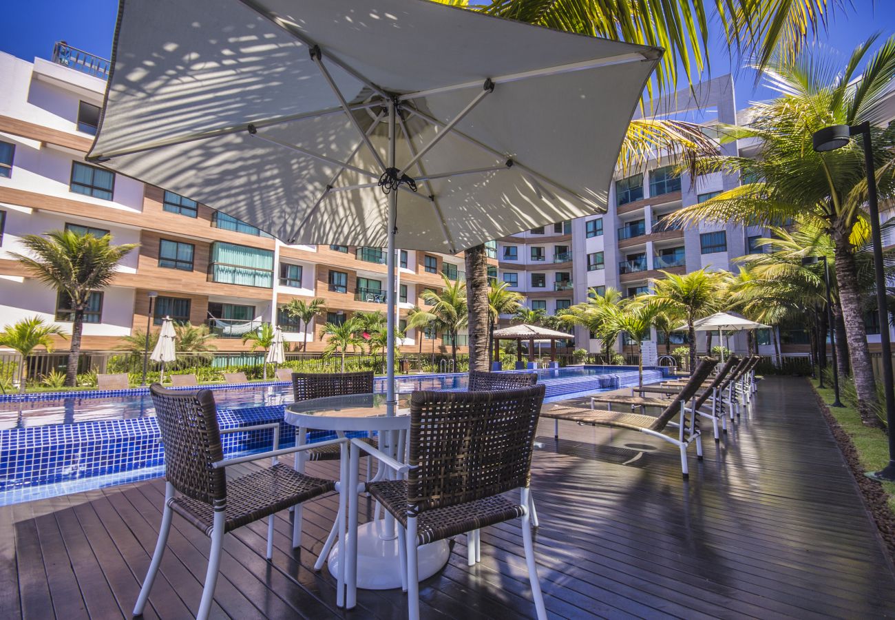 Apartamento em João Pessoa - Luxor Paulo Miranda|Vista Mar e Piscina,Beira-Mar