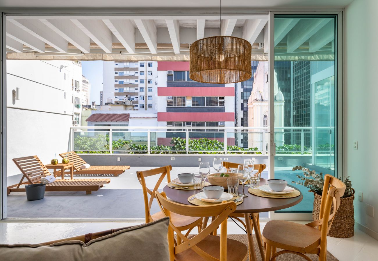Apartamento em Rio de Janeiro - Cobertura a 3 minutos da praia de Ipanema | JAC1