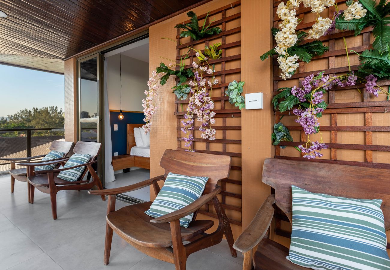 Apartamento em Rio de Janeiro - Fineza na Barra da Tijuca | Vista p/ praia | LC201