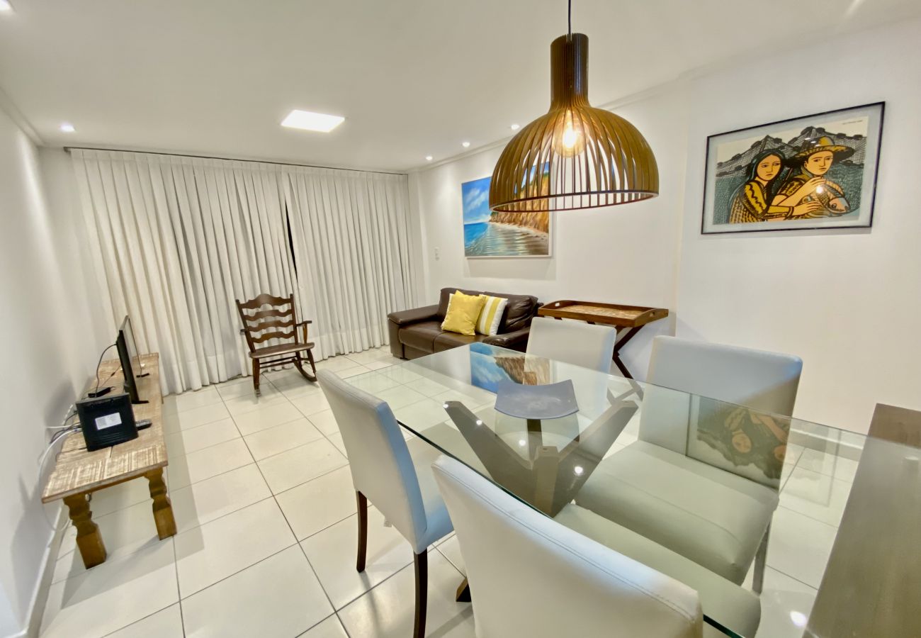 Apartamento em João Pessoa -  Luxor Cabo Branco| Com varanda ,Beira-Mar,Praia,Wi-Fi