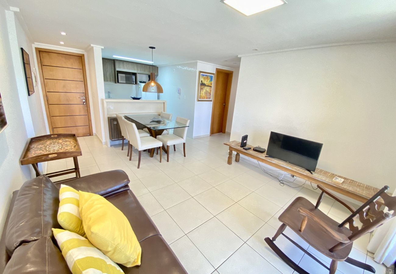 Apartamento em João Pessoa -  Luxor Cabo Branco| Com varanda ,Beira-Mar,Praia,Wi-Fi