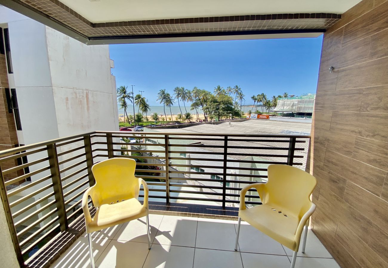 Apartamento em João Pessoa -  Luxor Cabo Branco| Com varanda ,Beira-Mar,Praia,Wi-Fi