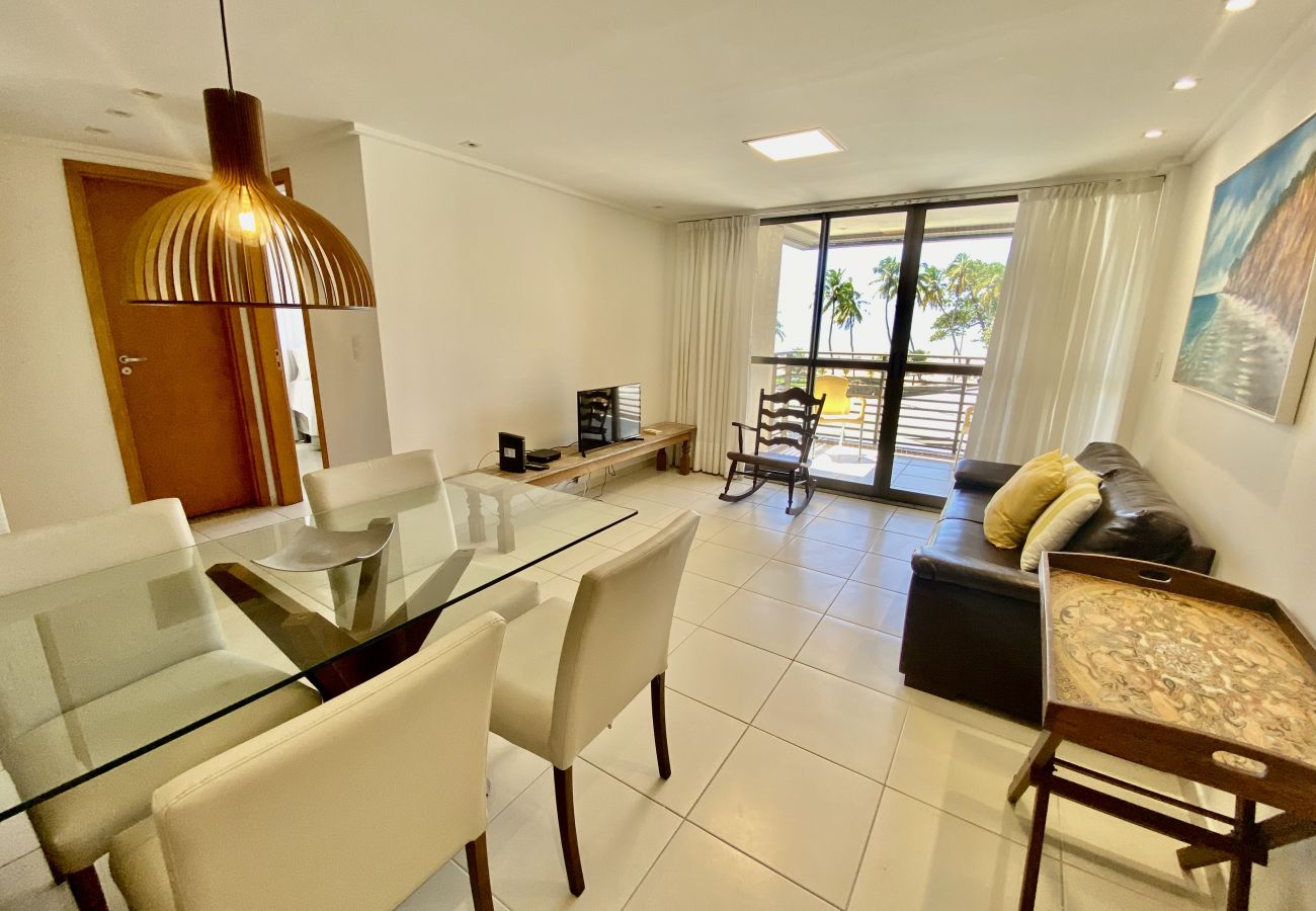 Apartamento em João Pessoa -  Luxor Cabo Branco| Com varanda ,Beira-Mar,Praia,Wi-Fi