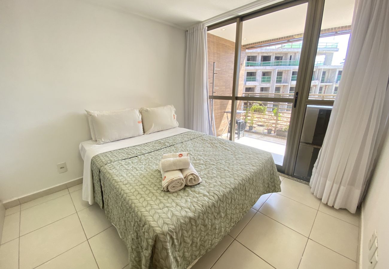 Apartamento em João Pessoa -  Luxor Cabo Branco| Com varanda ,Beira-Mar,Praia,Wi-Fi
