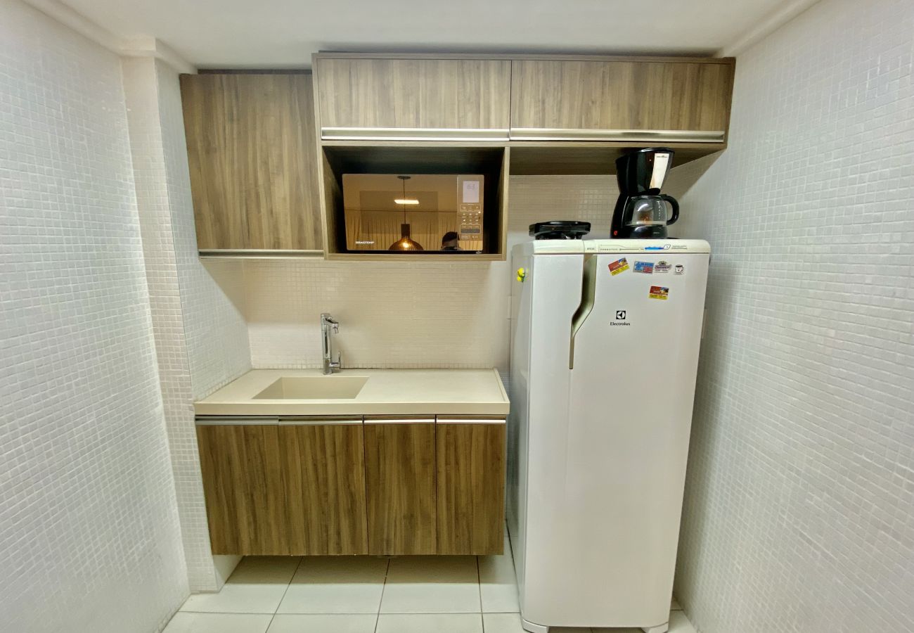 Apartamento em João Pessoa -  Luxor Cabo Branco| Com varanda ,Beira-Mar,Praia,Wi-Fi
