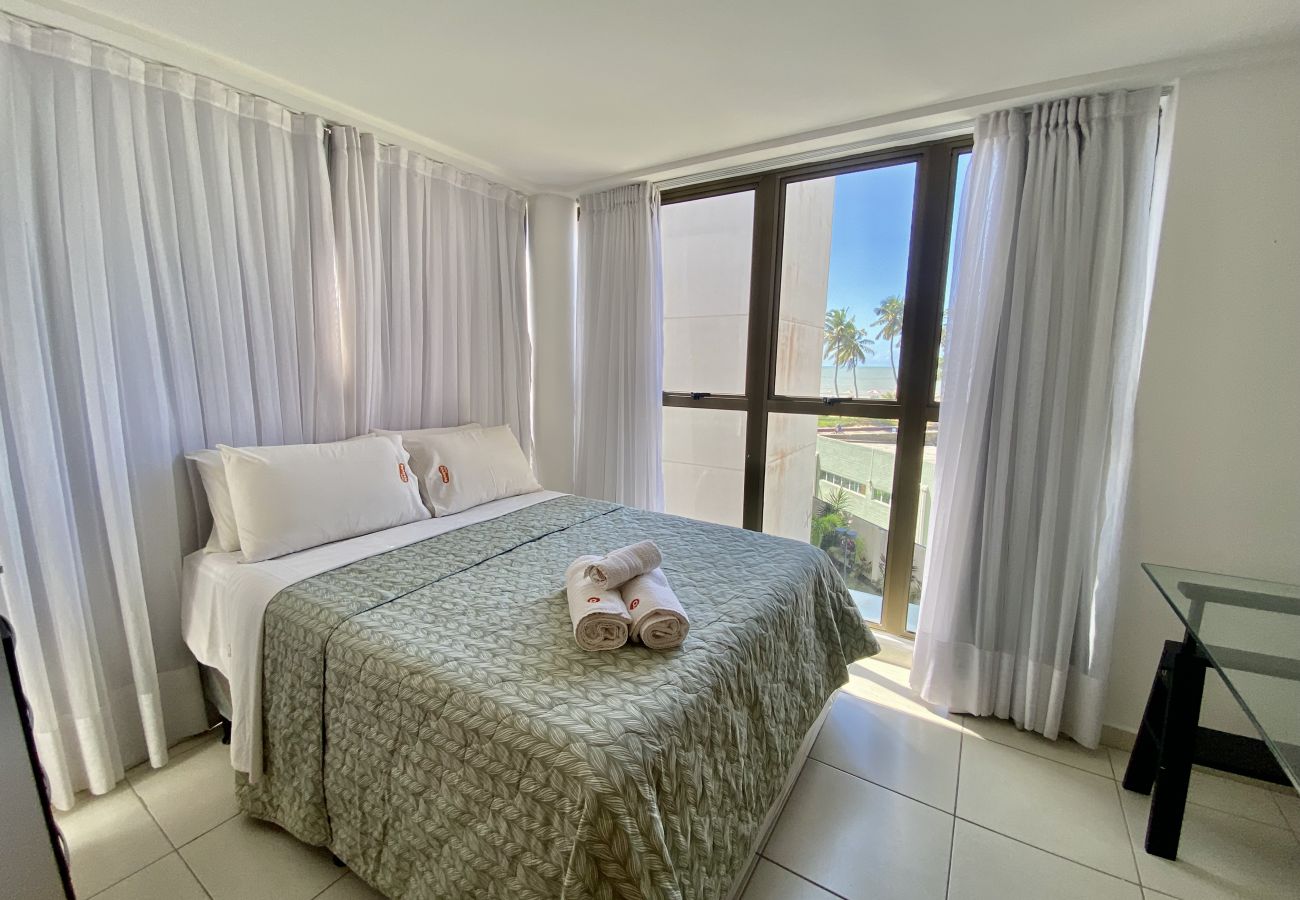 Apartamento em João Pessoa -  Luxor Cabo Branco| Com varanda ,Beira-Mar,Praia,Wi-Fi