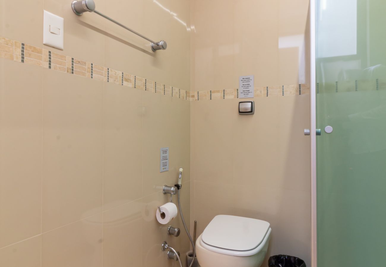 Apartamento em Rio de Janeiro - Vista para o mar, 2 minutos da praia | FMS502