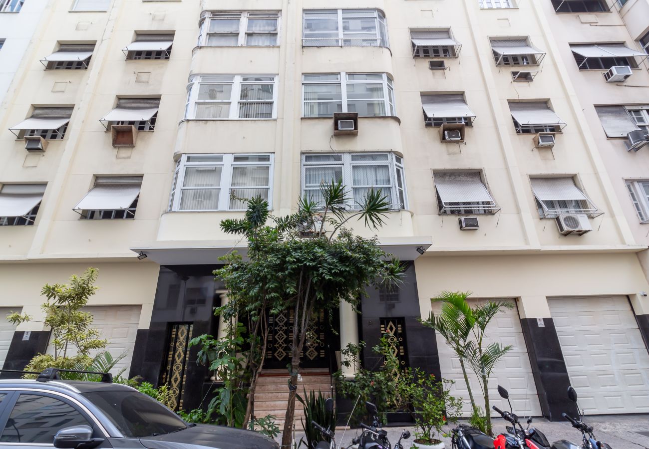 Apartamento em Rio de Janeiro - Vista para o mar, 2 minutos da praia | FMS502