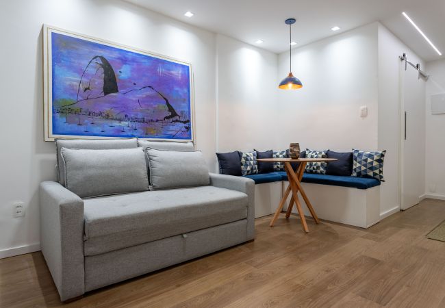 Apartamento em Rio de Janeiro - Afável em Copa | Ideal para casais | NSC1209