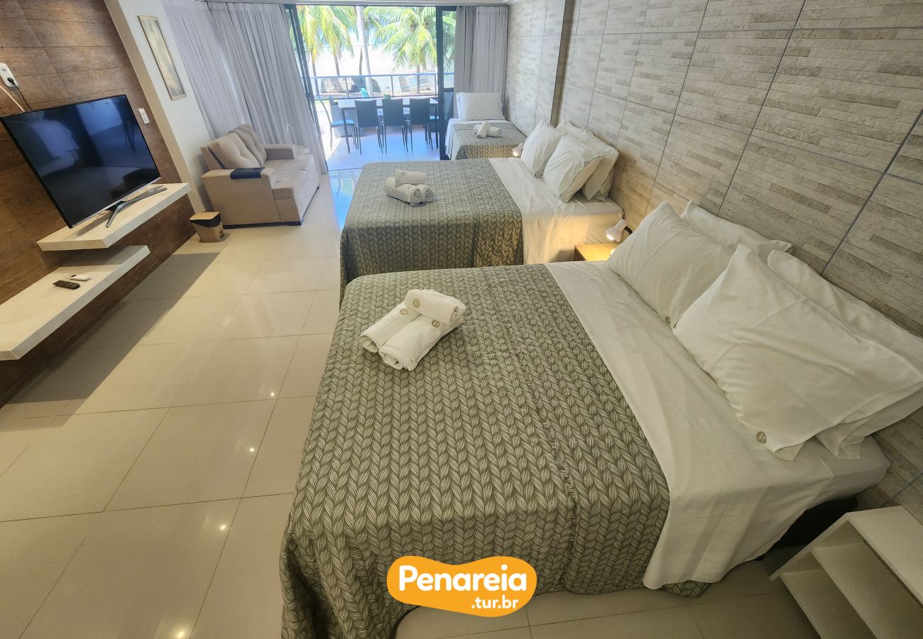 Apartamento em João Pessoa - APARTAMENTO 65M2 – VARANDA COM VISTA FRENTE MAR  
