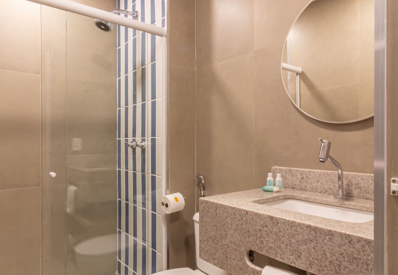 Apartamento em Rio de Janeiro - Vista para o Mar e Varanda com Banheira | Q18