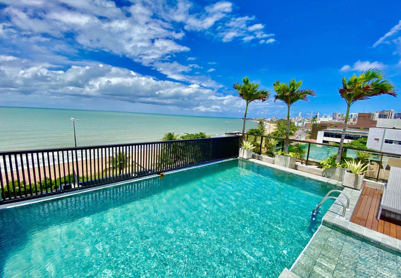 Apartamento em João Pessoa - ARPOAR | Apart-Hotel Luxo - VISTA LATERAL MAR