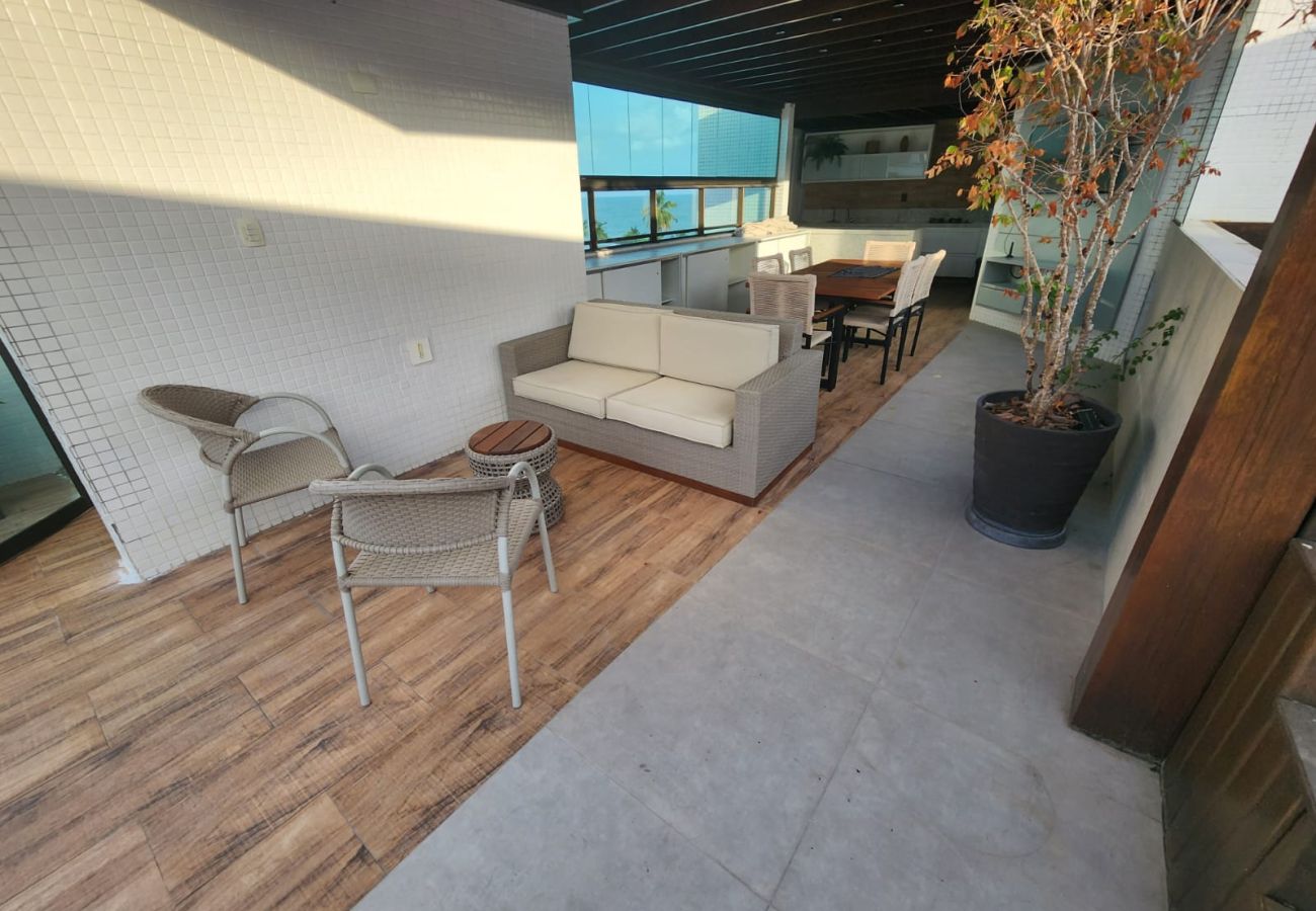 Apartamento em João Pessoa - Luxor Paulo Miranda | Cobertura Vista Mar, Jacuzzi